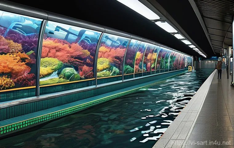 지하철 아트의 기술적 발전 - Here are three detailed image generation prompts in English, designed to be age-appropriate and insp...